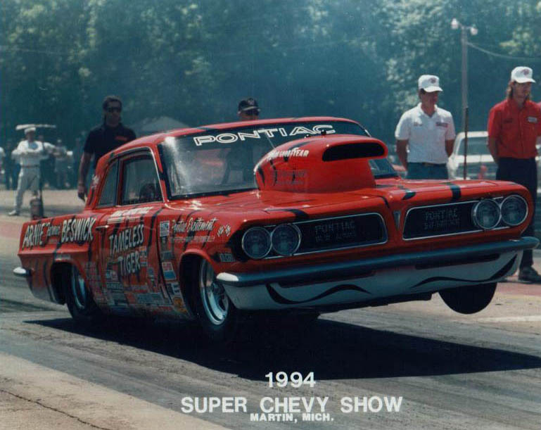1963 Tameless Tiger Tempest racing at the Super Chevy Show at Martin, MI